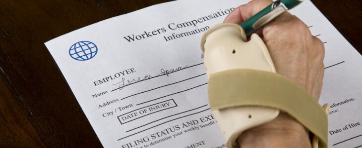 Work injury claim form